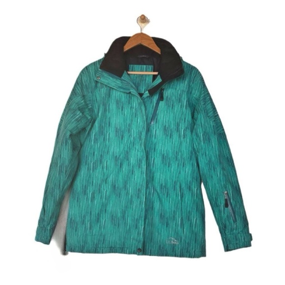 L.L. Bean Women's Teal Winter Jacket Size Medium - Picture 1 of 12